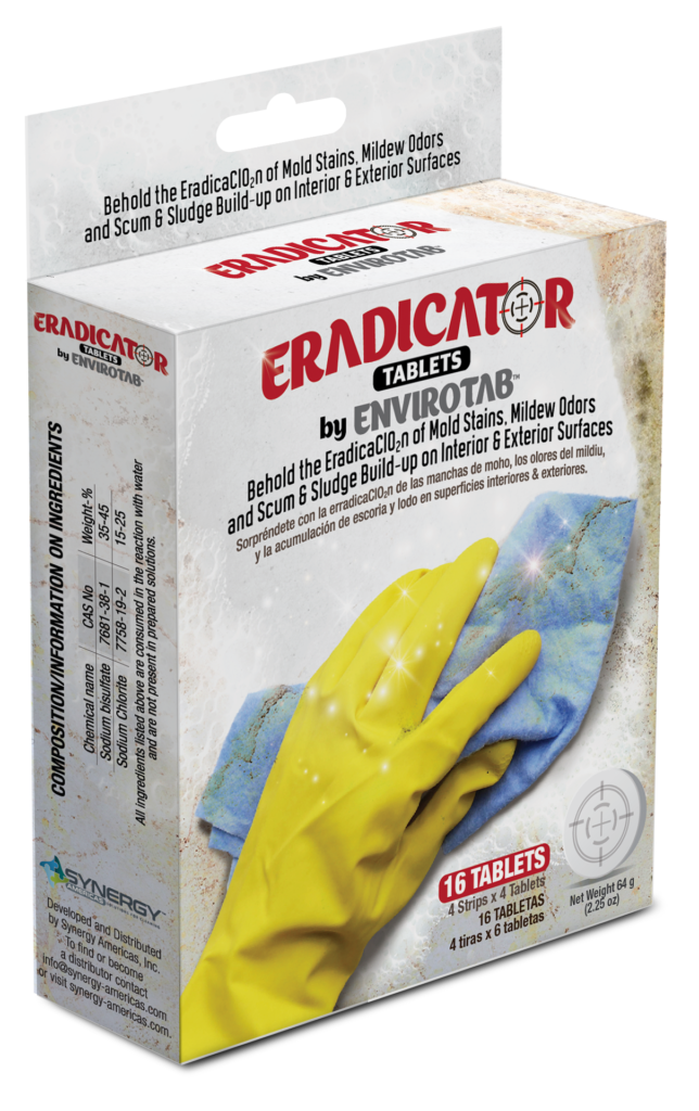 Envirotab [Mold & Mildew Stain] Eradicator Tablets - 16 x 4 gram Tablets