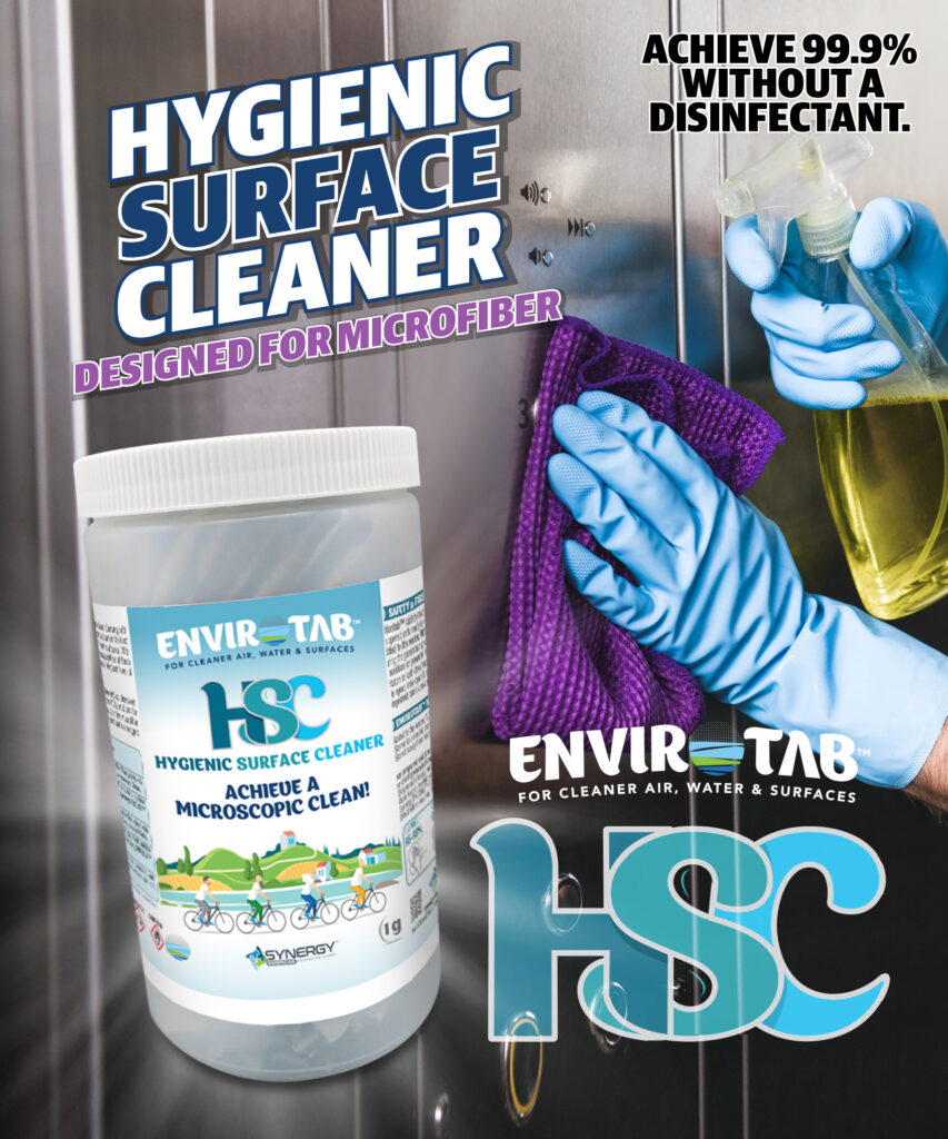 Envirotab HSC - Hygienic Surface Cleaner, 100 x 1 gram tablets/jar